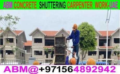 Shuttering Carpenter Work Contractor in ajman Sharjah Umm Al Quwain
