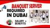 BANQUET SERVER REQUIRED IN DUBAI