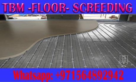 Special Floor Screeding Contractor in Ajman Sharjah Dubai