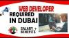 WEB DEVELOPER REQUIRED IN DUBAI