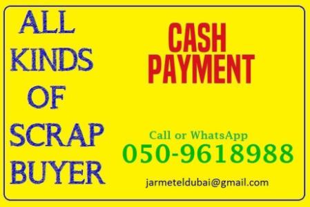 Scrap Buying in Sharjah 050-9618988