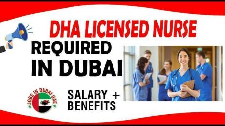 DHA LICENSED NURSE REQUIRED IN DUBAI