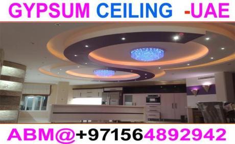 Gypsum ceiling contractor in Umm Al Quwain Dubai Sharjah