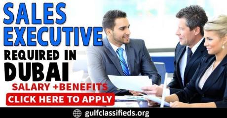 SALES EXECUTIVE REQUIRED IN DUBAI