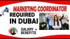 MARKETING COORDINATOR REQUIRED IN DUBAI