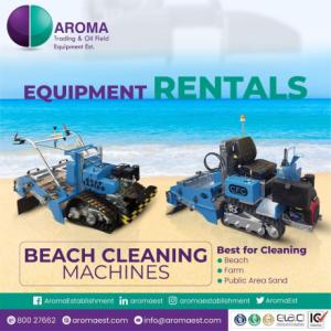 Beach cleaning machines dubai