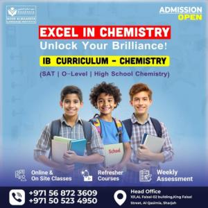 Sharjah’s Leading Institute for IB O-Level Chemistry Call 0568723609