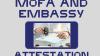 MOFA and Embassy Attestation Services in Ajman!