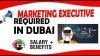 MARKETING EXECUTIVE REQUIRED IN DUBAI