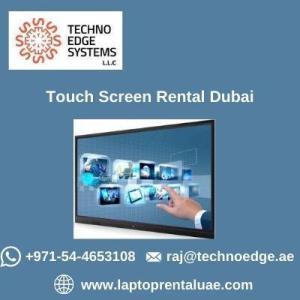 Make your Event with Touch Screen Rental Dubai