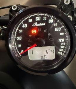 Indian Scout Bobber black smoke almost brand new