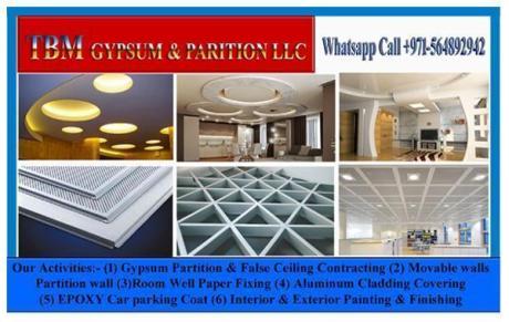Gypsum Partition work Contractor Umm Al Quwain Ajman
