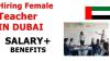 Hiring Female Teacher IN DUBAI