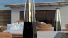 Outdoor gas patio heater and electric patio heaters