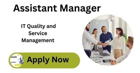 Assistant Manager - IT Quality and Service Management