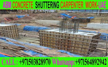 Shuttering Carpenter Work Contractor in ajman Sharjah Umm Al Quwain