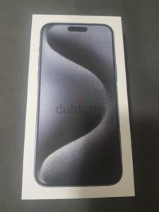 Iphone 15 pro max 256 GB. Titanium blue. UAE version