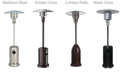 Outdoor patio heaters