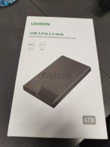 Ugreen SATA 1TB HDD External Drive - Removable Case